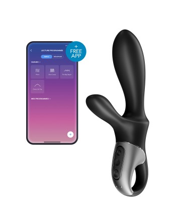 Stimulateur de prostate connecté Heat Climax + Satisfyer 11 x 3.5cm