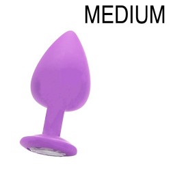 Plug Diamond Large – 7 x 3.5 cm Violet