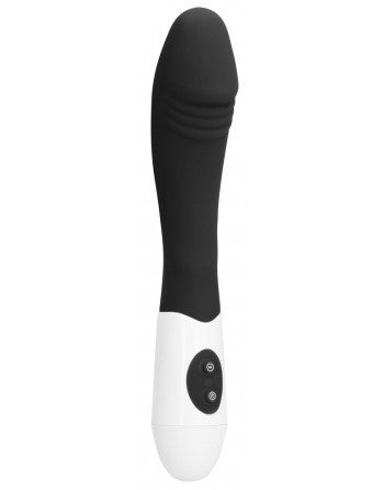 Vibro Ribbed Vibrator 12 x 3.7cm Noir