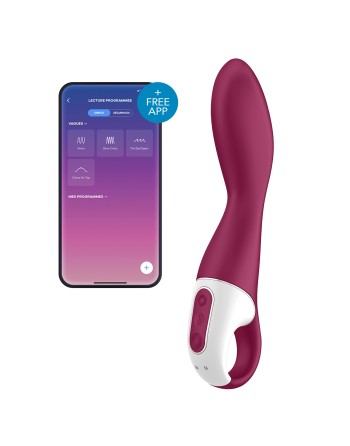 Vibro connecté Heated Thrill Satisfyer 20 x 3.5cm
