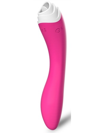 Stimulateur de clitoris et Point G Licky 20cm Rose