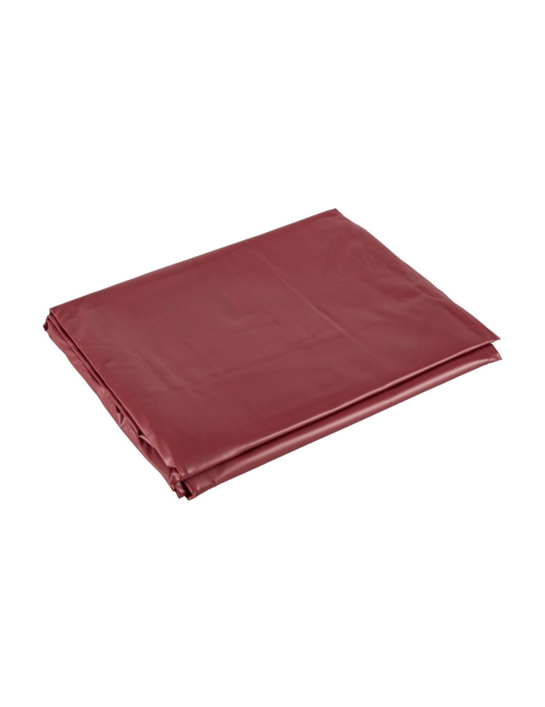 Drap de lit en vinyle rouge 200 x 230 cm - R250422