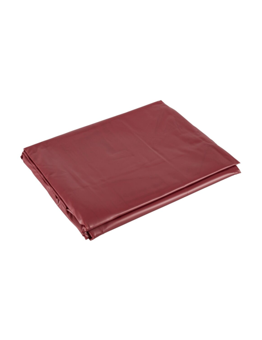 Drap de lit en vinyle rouge 200 x 230 cm - R250422