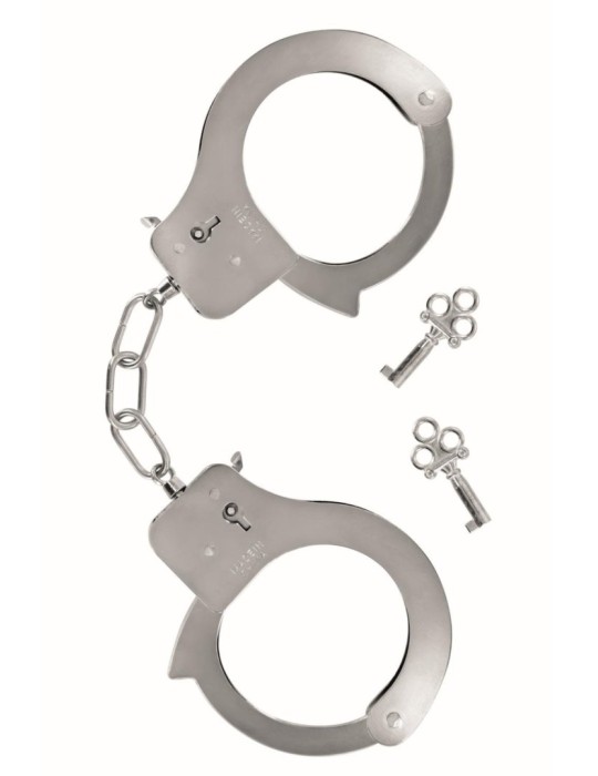 Menottes pour poignet en métal avec 2 clefs pour utilisateurs confirmés - CC570414008000 Menottes pour poignet en métal avec 2 clefs pour utilisateurs confirmés - CC570414008000