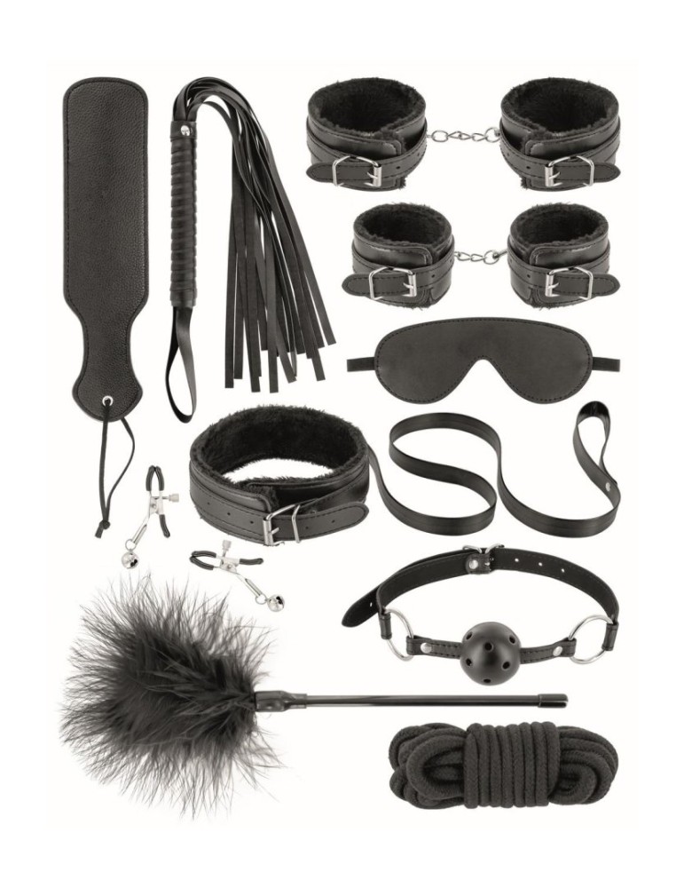 Coffret BDSM 10 produits en cuir vegan Fetish tentation - CC520182001020 Coffret BDSM 10 produits en cuir vegan Fetish tentation - CC520182001020