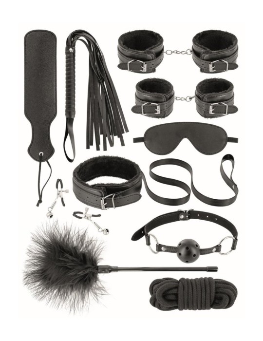 Coffret BDSM 10 produits en cuir vegan Fetish tentation - CC520182001020 Coffret BDSM 10 produits en cuir vegan Fetish tentation - CC520182001020
