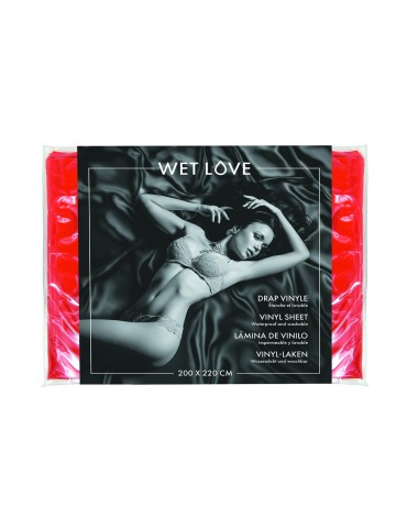 Drap vinyle rouge 200x220 cm - CC520180003004 2
