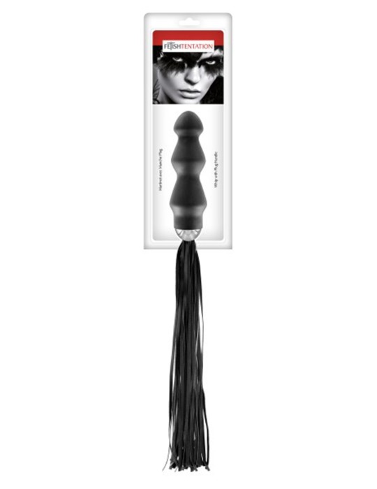 Martinet avec manche plug anal noir Fetish Tentation - CC570401