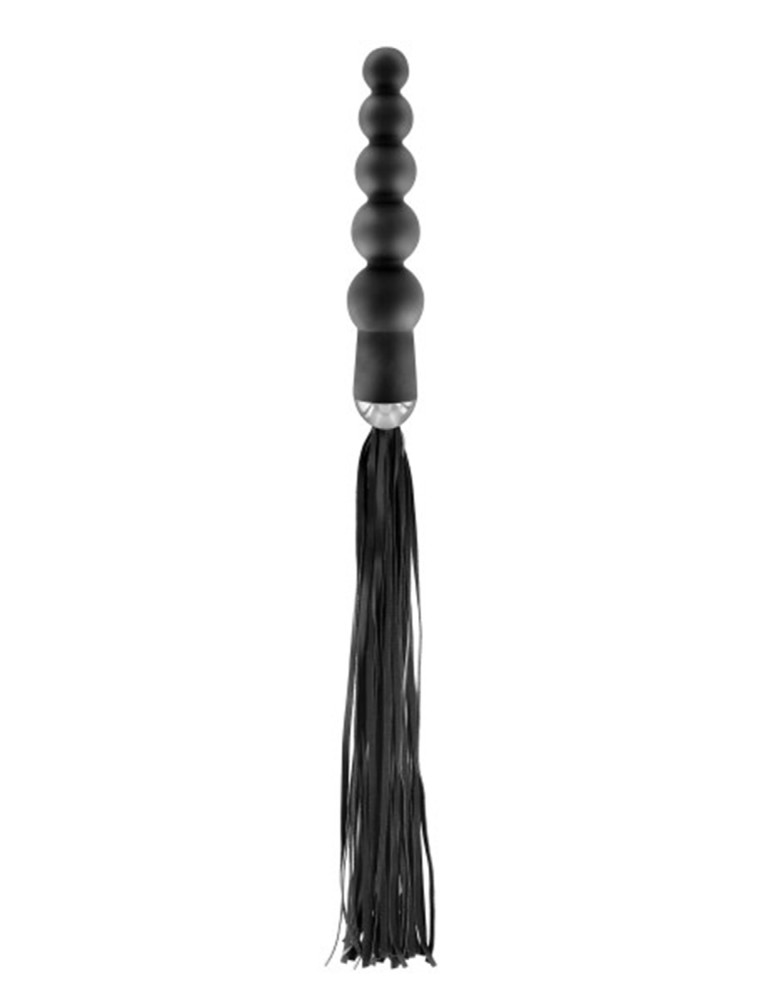 Martinet avec manche chapelet anal noir Fetish Tentation - CC570402 Martinet avec manche chapelet anal noir Fetish Tentation - CC570402