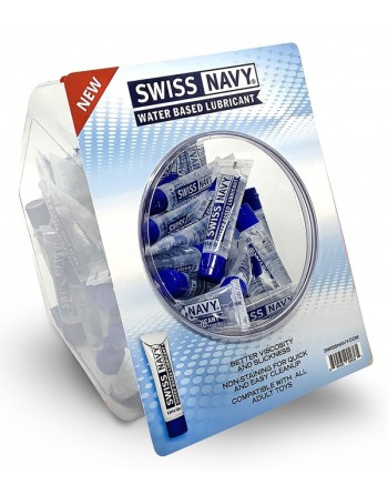 Bowl à dosettes de Lubrifiant Swiss Navy 10ml x 50