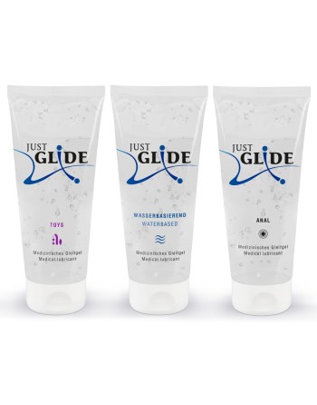 Pack Lubrifiant Eau Just Glide 200ml x3