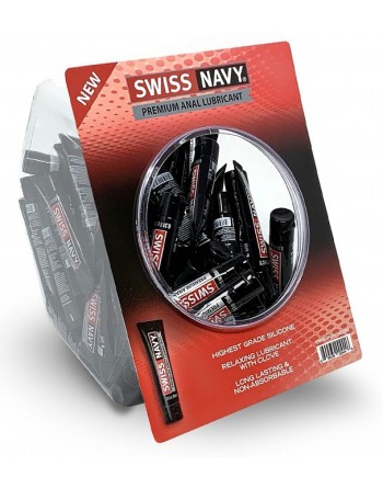 Bowl à dosettes de Lubrifiant Silicone Swiss Navy 10ml x50