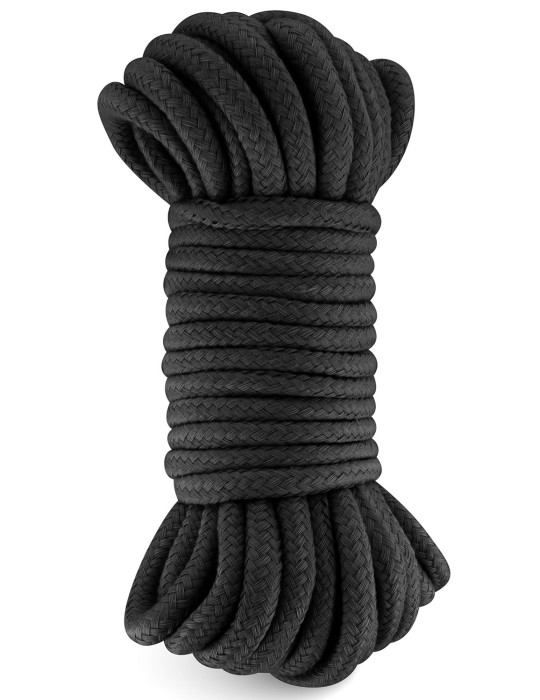Corde de bondage shibari noire 10M - CC5700922010 Corde de bondage shibari noire 10M - CC5700922010