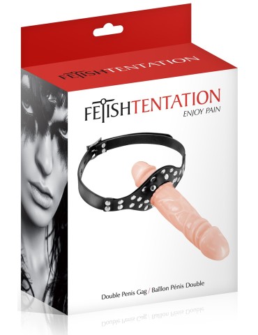 Bâillon double gode chair - CC6060300194 2