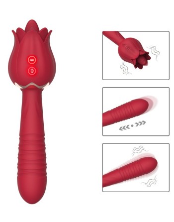 Stimulateur de clitoris et Point G Rose Licky