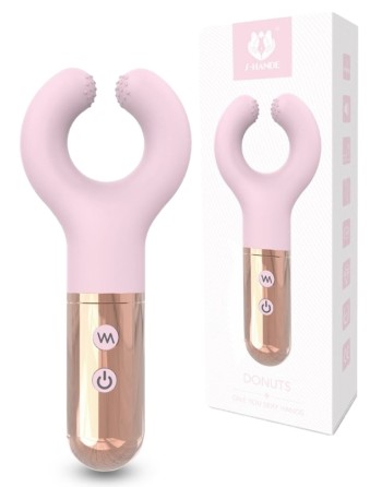 Stimulateur de clitoris Donuts 15cm Rose