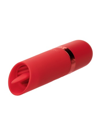 Stimulateur de clitoris avec langue Kyst Flicker Rouge