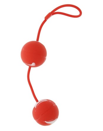 Boules de geisha Duo Balls 11 x 3.3cm Rouges