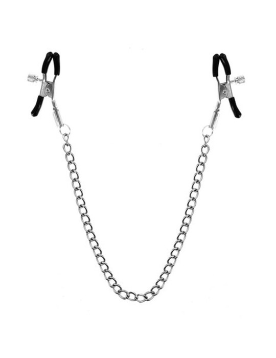 Chaîne pinces à seins 45cm embouts de protection - CC570046 Chaîne pinces à seins 45cm embouts de protection - CC570046