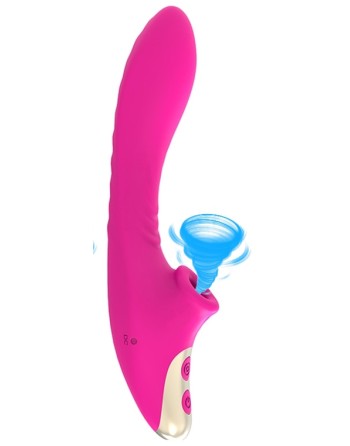 Stimulateur de clitoris et Point G Dudu 20cm Rose