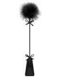 Cravache noire bdsm avec plumeau - CC5700770010
