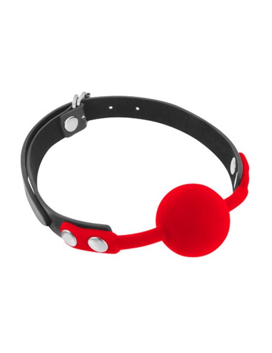 Baillon à boule rouge silicone - CC5700630030 Baillon à boule rouge silicone - CC5700630030