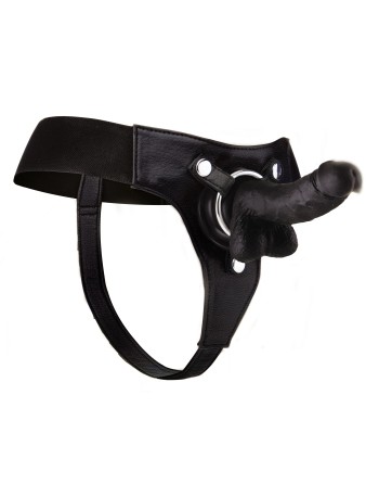 Gode Ceinture Strap-on - 13 x 3.6 cm NOIR