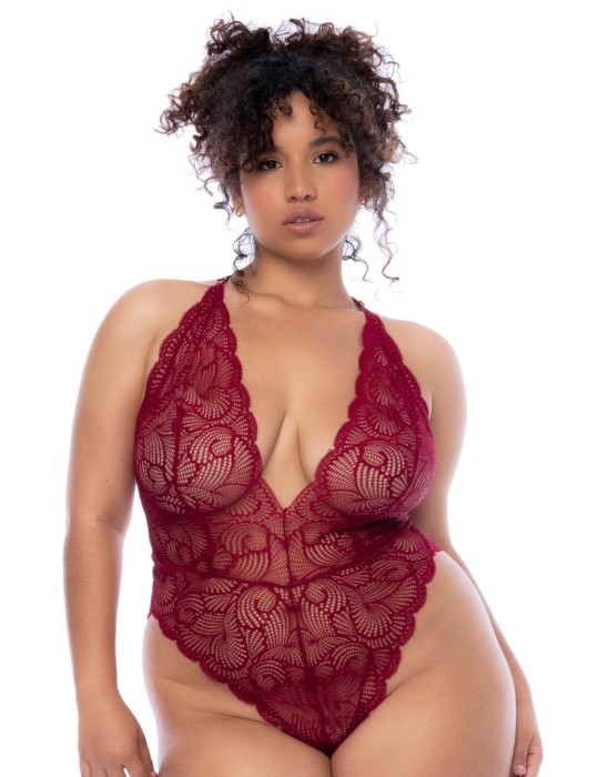 Body grande taille couleur framboise - MAL8875XROSW Body grande taille couleur framboise - MAL8875XROSW