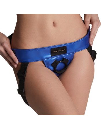 Ceinture Harnais pour Gode Strap-On-Me Bleu