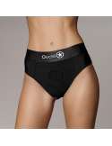 Jock String vibrant Strap-On Thong Rear Open Noir