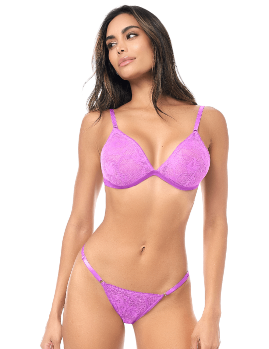 Ensemble sexy 2 pièces dentelle douce et extensible - MAL8949WORC Ensemble sexy 2 pièces dentelle douce et extensible - MAL8949WORC