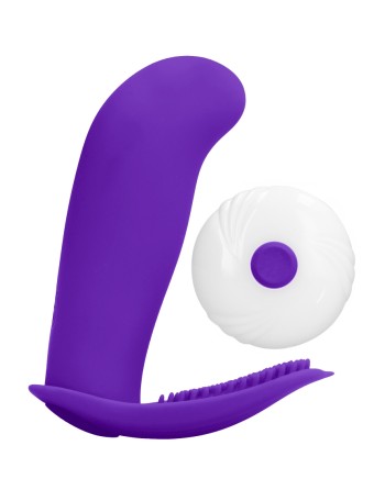 Stimulateur vibrant LEON 8.5 x 3cm Violet