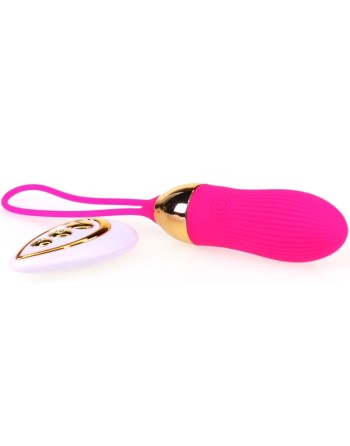 Oeuf vibrant Stripe Sex 8.5 x 3cm Fuchsia