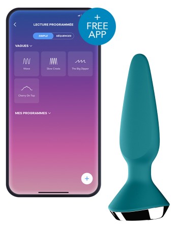 Plug Vibrant Ilicious 1 Satisfyer 10 x 3cm Turquoise