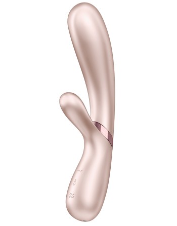 Vibro Rabbit connectÃ© Hot Lover Satisfyer 20 x 3cm Silver