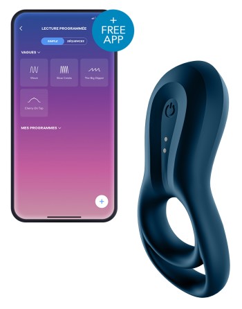 Cockring vibrant Satisfyer Epic Duo Navy