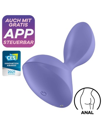 Plug vibrant connecté Sweet Seal Satisfyer 7 x 3.5cm Lilas