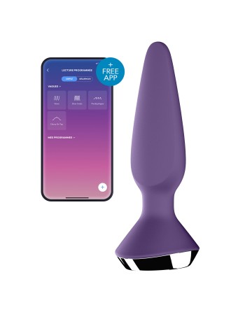 Plug Anal Vibrant connecté Ilicious 1 Satisfyer 10 x 3cm Violet