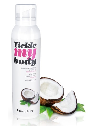 Mousse de massage crépitante Tickel My Body Noix de Coco 150ml