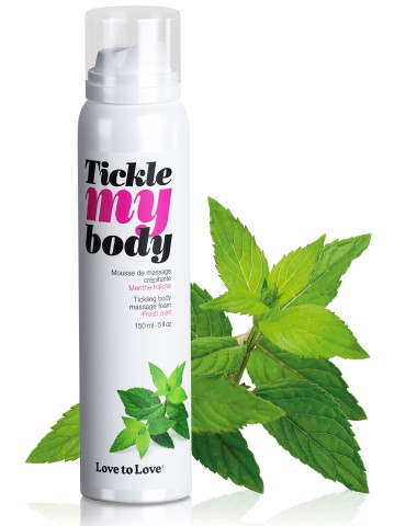 Mousse de massage crépitante Tickle My Body Menthe 150ml