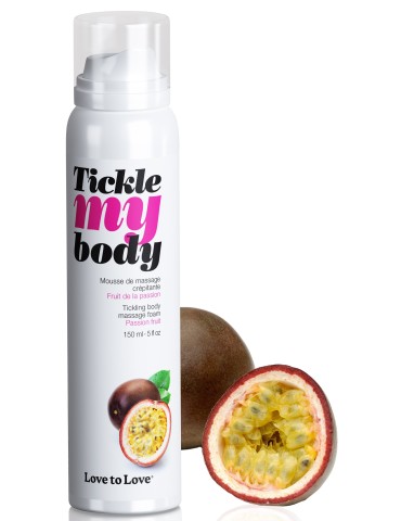 Mousse de massage crépitante Tickle My Body Fruits de la Passion 150ml