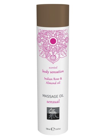 Huile de massage Erotic Rose et Amande 100mL