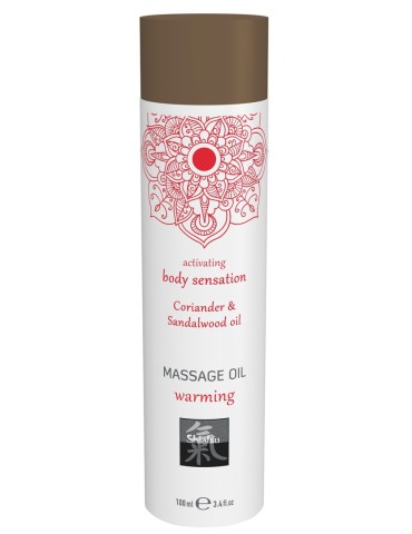 Huile de massage Warming Coriandre et Bois de Santal 100mL