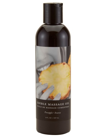 Huile de massage comestible Ananas 237ml