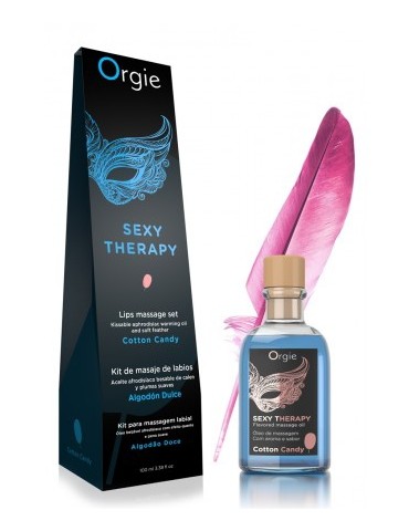 Huile de massage Embrassable SEXY THERAPY Barbe à papa 100ml