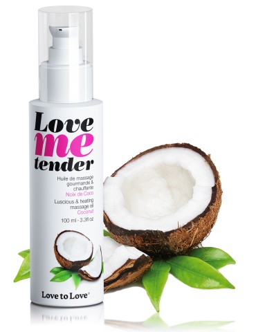 Huile de massage Love Me Tender Noix de Coco 100ml