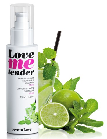 Huile de massage Love Me Tender Mojito 100ml