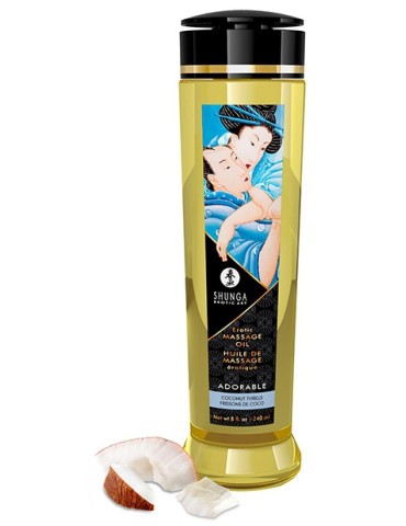 Huile de massage Adorable Frissons de Coco 240mL