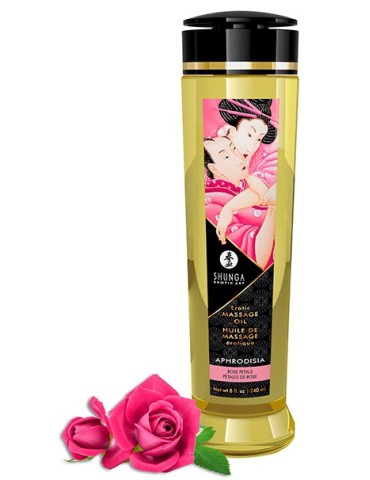 Huile de massages Aphrodisia Pétales de Rose 240mL