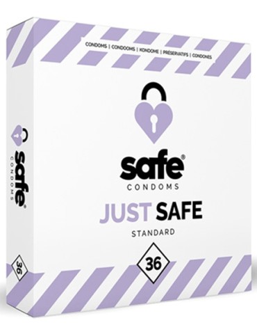 PrÃ©servatifs en latex JUST SAFE x36